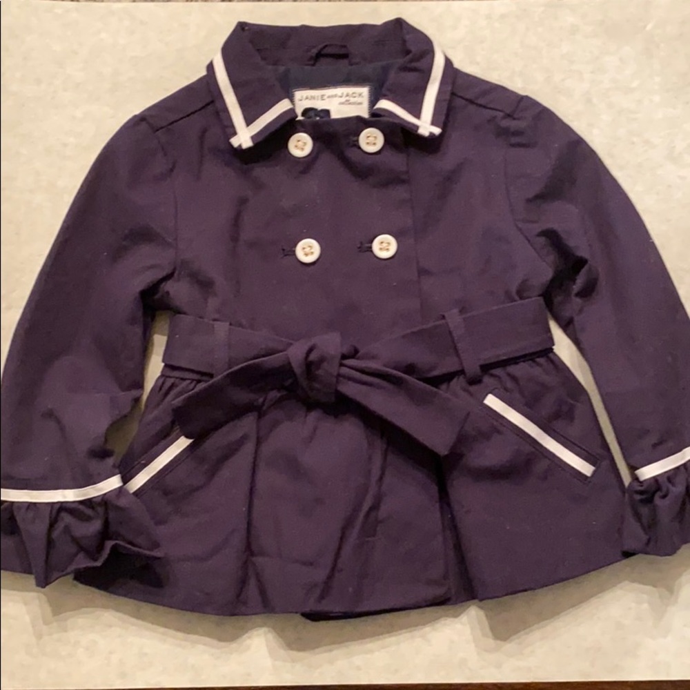 Janie and Jack Navy Pea Coat 18-24M